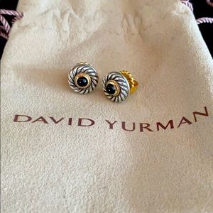 David Yurman Onyx Cookie Earrings